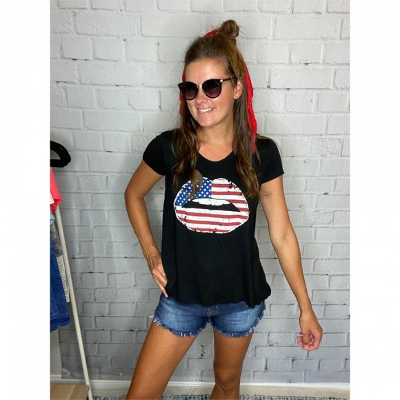 Tops - Lips American Tank